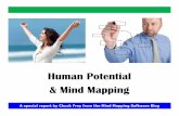 Human Potential & Mind Mapping · Mind Mapping & Human Potential Human potential is the power of the brain to learn, think, create, remember, and use its cognitive skills and its