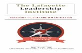 The Lafayette Leadership Institute Tribes- Seth Godin Seth Godin argues that everyone has an opportunity