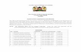 COUNTY GOVERNMENT OF KIAMBU THE COUNTY PUBLIC … · 1 COUNTY GOVERNMENT OF KIAMBU THE COUNTY PUBLIC SERVICE BOARD P.O Box 2362-00900 KIAMBU SHORTLISTED CANDIDATES FOR DRIVERS We