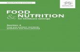 37335 Food and Nutrition Guidance Section 4 · Best Practice Guidance 3 Section 4 Food and nutrition: standards, guidelines and menu planning Catering for special dietary requirements