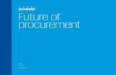 The future of procurement - KPMGIn the procurement function of the future, customer centricity will be a focus in all aspects of procurement including systems, processes, and people.
