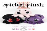 spider plush - Choly Knight...A FREE SEWING PATTERN BY spider plush 2 se desu ne ttt.fˆˇ˘ ˛ .f / 201 holy night Items sewn using this pattern may be sold. redit to holy night or