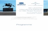 Programme · Jointly organized by the World Tourism Organization (UNWTO), the Ministry of Tourism of Greece and the Region of Central Macedonia of Greece Simultaneous interpretation