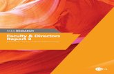 Faculty & Directors Report 3program directors, and medical directors. The 2017 Faculty & Directors Survey was open from March 29 to June 4, 2017. Program directors at all 226 member