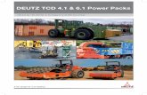 DEUTZ TCD 4.1 & 6.1 Power Packs · 2019-05-20 · n The DEUTZ TCD 4.1 and TCD 6.1 Power Packs are ready-to-run packages available in two different versions: open skid and closed skid.
