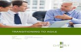 TRANSITIONING TO AGILE FOUNDATION - Vertical Distinct · Agile in a meaningful manner, adopting whatever agile methodology best fits their needs along the way. For ... HCI's The Strategic