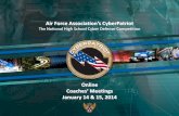 Air Force Association’s CyberPatriot Meeting/Coaches... · Air Force Association’s CyberPatriot The National High School Cyber Defense Competition. GCCS TimelineOrganization Chart