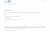 OF THE EUROPEAN UNION AGENCY FOR RAILWAYS...EUROPEAN UNION AGENCY FOR RAILWAYS Opinion ERA/OPI/2017-2 applications), CR 1282 (only relevant for Euroloop), CR 1146 (Euroradio timers).