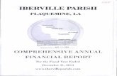 Iberville Parish GovernmentFILE/...Iberville Parish occupies a land area of 620 square miles and serves a population of 33,367. The Iberville Parish Council is empowered to levy a