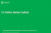 C4 Olefins Market Outlook · China cracker wave is looming, adding over 2 MMA contained butadiene (18,100 KTA ethylene additions 2018-2027) Stand alone cracker E/P/B cracker Refinery-Cracker