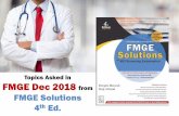 FMGE Dec 2018 from FMGE Solutions Ed.OBG Explanation 306 OPHTHALMOLOGY Page No. 969 Explanation 190 FMGE Solutions 4/e by Dr Deepak Marwah Q Blow out fracture can be due to: a. Tennis