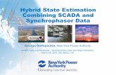 Hybrid State Estimation Combining SCADA and Synchrophasor … NASPI State... · marcy 765kv marcy 345kv csc statcom edic volney coopers corners n ew scotland fraser gilboa leeds oakdale