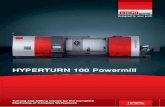 HYPERTURN 100 Powermill - Decca · Hyperturn 100 Powermill Main spindle and counter-spindle (A2-11"). Featuring performance data that enable all types of machining without any compromises.