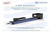 Powerful, Maintenance Free Roller Screw Actuators · 2019-07-19 · Note: Information in this catalog is intended for marketing purposes. Any inaccuracies are unintentional and information