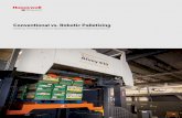 Conventional vs. Robotic PalletizingCVRWP... · Conventional vs. Robotic Palletizing | 2 • Bag palletizing – Jointed-arm robots dominate the bag palletizing business. Clam shell