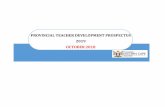PROVINCIAL TEACHER DEVELOPMENT PROSPECTUS 2019 … TEACHER DEVELOPM… · Training Support to underperforming mainstream schools with a special emphasis on how to support progressed