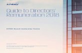 Guide to Directors Remuneration 2018 · The table below summarises median market practice in FTSE 250 companies for Chief Executives, Finance Directors and Other Executive Directors.