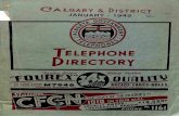 Telephone Directory City 1945... · excess of Stendard Desk Typa SERVICE CONNECTION CHARGES Business or Residence Service: INITIAL SET $3.50 EXTENSION SET $3.00 EXTENSION BELL $2.00