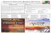 Shomrei Emunah Weekly Bulletin - ShulCloud · 2017-07-29 · July 29, 2017 6 of Av 5777 Shabbos Chazon Parshas Devarim Vol. 7 No. 39 Shomrei Emunah Weekly Bulletin CONGREGATION SHOMREI