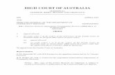 HIGH COURT OF AUSTRALIA - incadat.com - Full text - EN.pdf · high court of australia gleeson cj, gummow, kirby, heydon and crennan jj mw appellant and director-general of the department