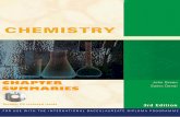 CHAPTER SUMMARIES - IB Documents BOOKS/Group 4 - Sciences/Chemistry/IBID/Chemistry...• 1 mol of any substance contains 6.02 × 1023 particles; 6.02 × 1023 mol−1 is called Avogadro’s