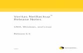 NetBackup Release Notes - FU-Berlin ZEDAT · 2007-07-24 · Veritas NetBackup™ Release Notes UNIX, Windows, and Linux Release 6.5 . ... NetBackup access control compatibility list