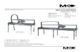 MK-212 SERIES PARTS LIST€¦ · MK-212 SERIES PARTS LIST  Caution: Read all safety and operating instructions before using this equipment. This owners manual MUST …