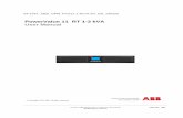 PowerValue 11 RT 1-3 kVA User Manual - UPS Service€¦ · 04-3787_ABB_OPM_PVA11 1-3kVA-RT_EN_140415 Page 3/32 ABB Modifications reserved FOREWORD The UPS system operates with mains,
