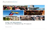 City of Windsor Cultural Mapping Project Windsor... · 4 Millier Dickinson Blais: City of Windsor Cultural Mapping Project Phase 1 2.1 The Cultural Mapping Process It is important