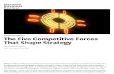 COMPETITIVE STRATEGY The Five Competitive Forces That ... 622 - Strategy 1/Notes... · COMPETITIVE STRATEGY The Five Competitive Forces That Shape Strategy by Michael E. Porter FROM