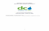 DISTRICT OF COLUMBIA WATER AND SEWER AUTHORITY · 5301.3 The General Manager shall issue a District of Columbia Water and Sewer Authority (“DC Water”) Procurement Manual setting