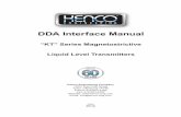 DDA Interface Manual - Kencokenco-eng.com/fa-content/uploads/2014/08/INTERFACE-MANUAL_DDA_79862.pdf60 °F against API Gravity. 6C Chemical ‘Volume Correction Factors (VCF)’ for