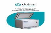 DULAS Solar Direct Drive VC30SDD Refrigerator Installation ... · VC30SDD Installation & Technican’s Manual Page 6 of 43 3. Your Dulas Solar Direct Drive Refrigerator Congratulations