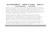 ACADEMIC WRITING 2005 TEACHERS NOTES …  · Web viewacademic writing 2017 teachers’ guide teachers’ guide