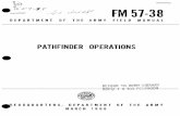 PATHFINDER OPERATIONS · 2017-07-22 · *FM 57-38 Field Manual • No. 57-38 PATHFINDER OPERATIONS HEADQUARTERS DEPARTMENT OF THE ARMY Washington, D.C., 28 March 1966 Paragraphs Pago