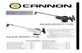 3397101 Mag20DTHS Manual rd - Cannon Downriggers 20DT HS...• returning your downrigger to the Factory Service Center; • sending or taking your downrigger to any CANNON® Authorized