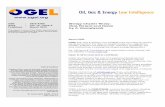 Oil, Gas & Energy Law Intelligence · Energy Charter Treaty: Past, Present and Future by A. Konoplyani k About OGEL OGEL (Oil, Gas & Energy Law Intelligence): Focusing on recent developments