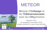 1 Pourquoi METEOR · 2019-11-14 · Ministère de la Transition écologique et solidaire Direction Générale de l’Aviation Civile Mise en œuvre du projet (les lots) Lot 2 : Gestion