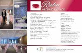 Ruby - s3-eu-west-1.amazonaws.com · Ruby WEDDING PACKAGE. Please select one dish from each course for all your guests STARTER Served with Speciality Bread Selection Ham Hock & Herb