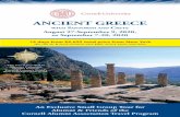 ANCIENT GREECE - Cornell University · Kantia Kandia’s Castle Sup. First (Peloponnese) Resort & Thelasso Class 8-10 Heraklion Aquila Atlantis Hotel First Class (Crete) 11-12 Thira