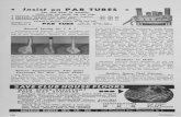 Insist on PAR TUBE • Sarchive.lib.msu.edu/tic/golfd/article/1960may122.pdf · • Insist on PAR TUBE • S For the best in quality IOOK FO THR NAME OEN TH TUBE E • REGULA MOISTURE-PROOR