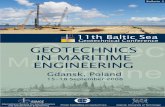GEOTECHNICS Geotec IN MARITIME ENGINEERING Engine · Geotechnical Conference International Society for Soil Mechanics and Geotechnical Engineering Gdansk University of Technology