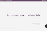 Introduction to alkaloids - suli-pharma.com · Occurrence in nature ... Alkaloids are classified by their common molecular precursors (basic chemical structures from which they are