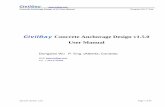 CivilBay Concrete Anchorage Design v1.5.0 User Manuallinus.aisc.org/steeltools/dl_count/...Concrete_Anchorage_1.5.0_Manual3.pdf · 01-06 Base Plate (LRFD) & Anchor Bolt (ACI 318-11)
