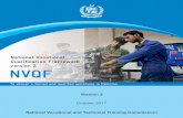 Qualiﬁcation Framework version 2 NVQF · Pakistan's rst National Vocational Quali cation Framework (NVQF) was launched in March 2015 after series of ... & PROFESSIONAL TRAINING