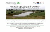 DEVELOPING CLIMATE RESILIENT VILLAGES · Narmade, wetland conservation initiatives, air pollution in northwest India, renewable energy goals and the Smart Cities Mission. We envision