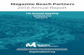 Magazine Beach Partners · 11 12 Magazine Beach Partners 2018 Financials Background: In late 2017, a separate identity (Magazine Beach Partners, Inc.) was formed as a 501(c)(3) nonproﬁt