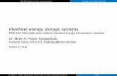 Flywheel energy storage systems - ECE-620 Ultra-wide-area ...web.eecs.utk.edu/~hpulgar/Material/HPulgar_Oct19_2016.pdf · ECE-620 Flywheel energy storage systems Knoxville, TN, October