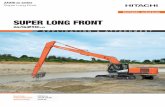 SUPER LONG FRONT - PT Hexindo Adiperkasa Tbk · ZAXIS-5G series A P P L I C A T I O N & A T T A C H M E N T Model Code Engine Rated Power Operating Weight SUPER LONG FRONT ZX210LC-5G