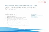 Business Transformation 2.0: The Document Outsourcing ... · Business Transformation 2.0: The Document Outsourcing Revolution Table of Contents 2 A new catalyst 2 Reflections on the